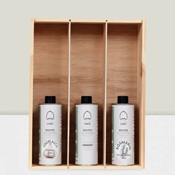 Deluxe Box mit 3 Olivenölen